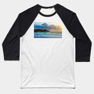 Clachtol Beach Sunset Baseball T-Shirt